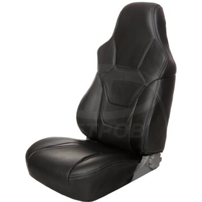 Авточехол  "PILOT B"  RECARO  Экокожа  (перед. 2шт)  FRONT  Черный ТМ Петров