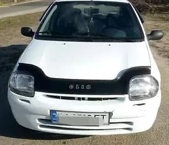 Дефлектор капота (мухобойка) Renault Clio II с 1998-2001 г.в. (Рено Клио) Вип Тюнинг